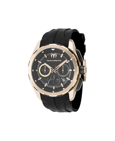 Technomarine Men's Tm- Ocean Quartz Black Dial Watch