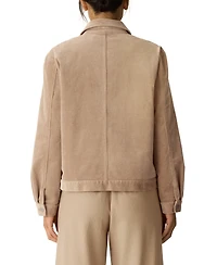 Eileen Fisher Women's Classic Collar Long Sleeve Jacket