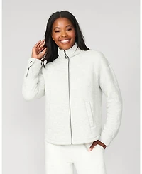 Cable & Gauge Women's Soft Heather Quilted Jacket