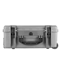 Porta Brace Pb-2550DSLRP Wheeled Hard Case with Premium Divider Kit, Silver Platinum