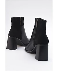 Prologue Shoes Ropa Block Heel Zip Boot (Women)