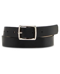 Steve Madden Women's 2 Piece Smooth and Textured Belts
