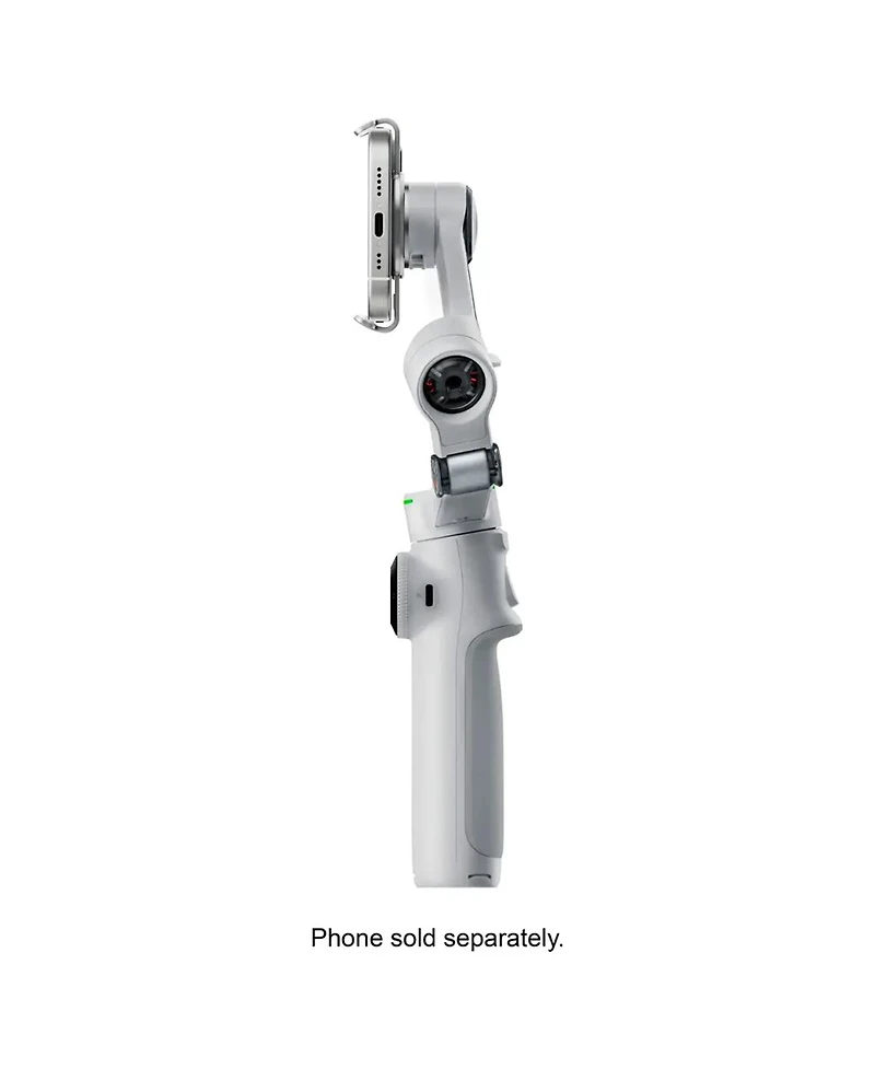 Insta360 Flow 2 Pro 3-Axis Ai-Powered Smartphone Gimbal Stabilizer Ai Tracker Bundle, Stone Gray