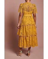 Coast Women's Tiered Lace Midi Dress