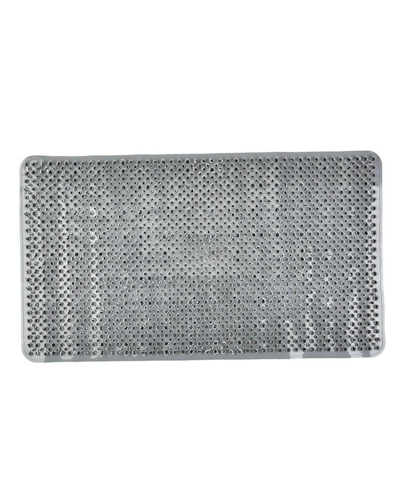 Cameo Non-Slip Bathtub mat, 26" x 15" Texture Shower Mat with Suction Cups and Water Drain Holes, Bpa, LaTeX, Phthalate Free