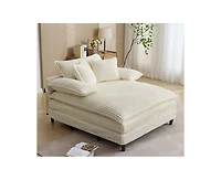 Casainc 54.75" W Oversized Chaise Lounge Chair Sofa