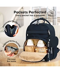 KeaBabies Play Diaper Bag Backpack Comes with Portable Changing Pad, Baby for Mom, Travel Essential