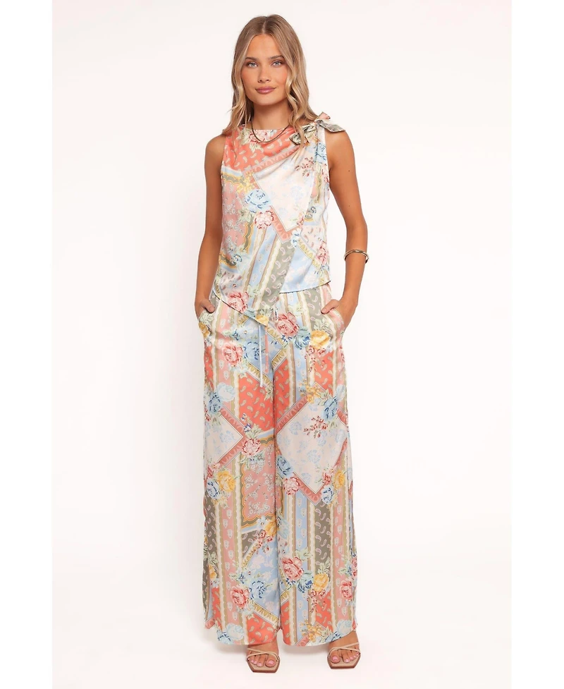 Petal and Pup Women's Charly Wide Leg Pant - Bel Air Rose