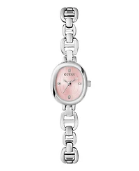 Guess Women's Silver-Tone Analog Watch, 21mm