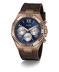 Guess Men's Brown Multi-Function Watch, 44mm