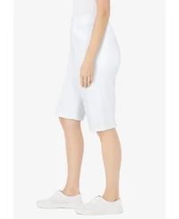 Woman Within Plus Knit Bermuda Short