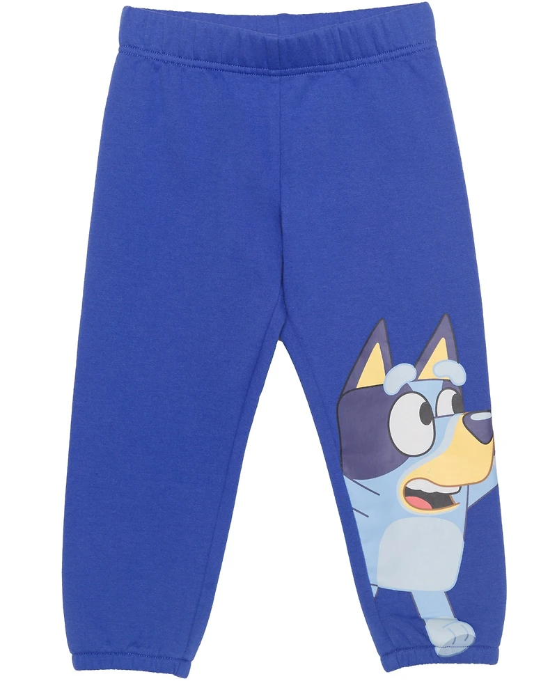 Bluey Boys Toddler 2T-5T 3-Piece Printed T-Shirt, Short-Sleeve T-Shirt and Joggers Set