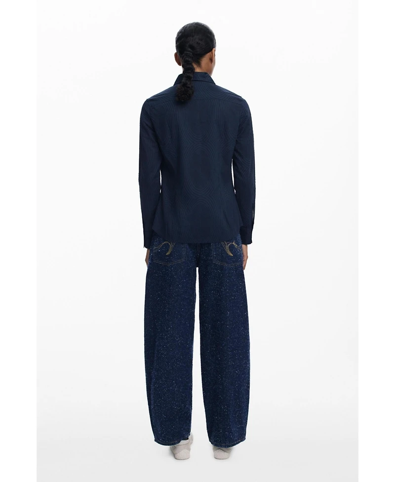 Desigual Women's Textured plain shirt