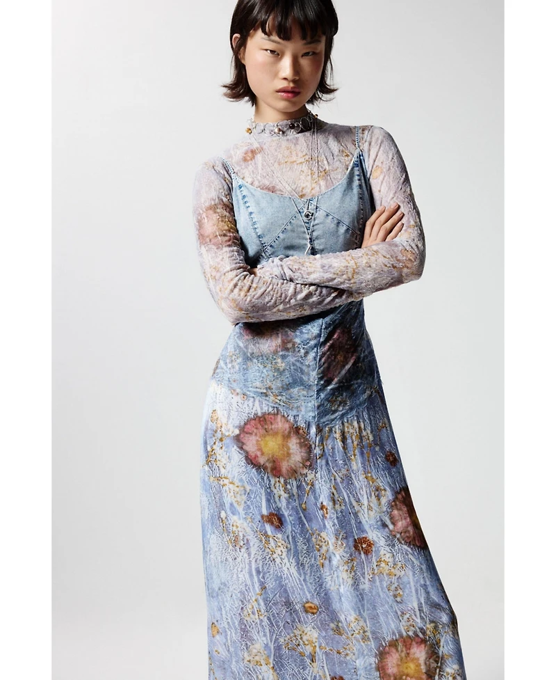 Desigual Women's Two-material strappy dress