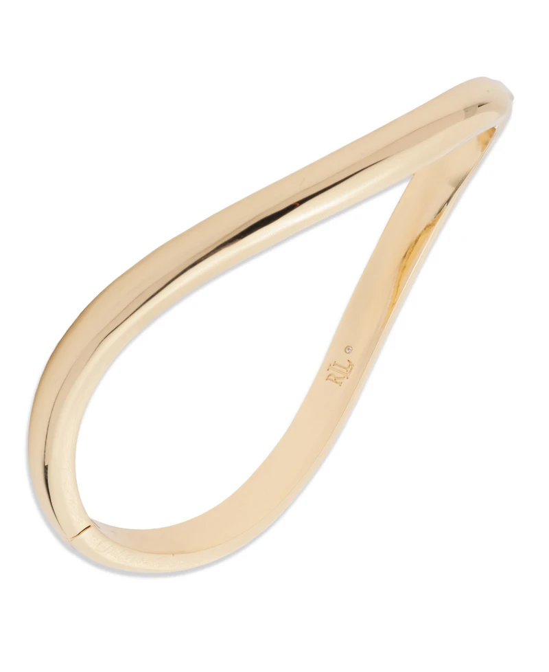 Lauren Ralph Lauren Gold-Tone Sculptural Bangle Bracelet