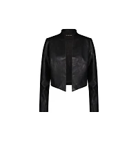 The Noli Shop Women's Yasmin Suede Jacket - Cognac