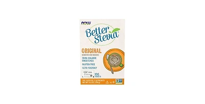 Now Foods BetterStevia Packets, 100/box