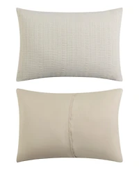 Kenneth Cole New York Stitched Gauze Jacquard -Pc. Duvet Cover Set