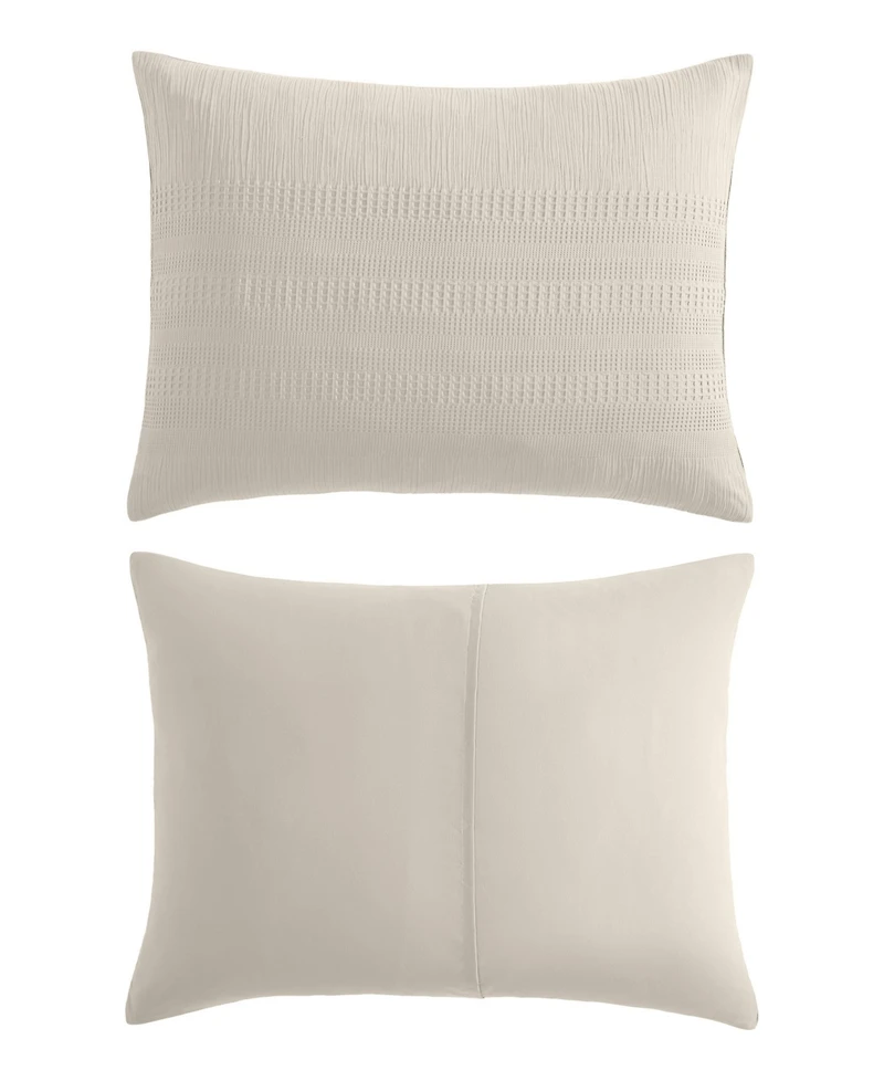 Kenneth Cole New York Solid Variegated Waffle -Pc. Comforter Set