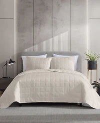 Kenneth Cole New York Solid Stonewashed 2-Pc. Quilt Set, Twin
