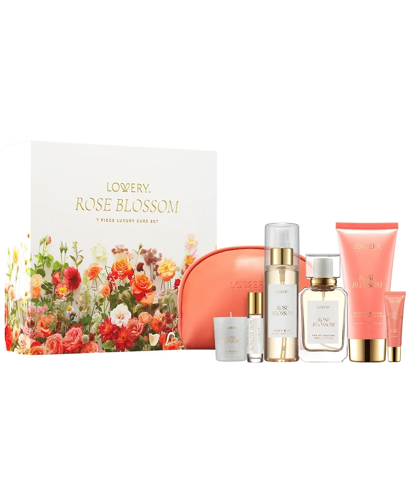 Lovery 7-Pc. Rose Blossom Gift Set