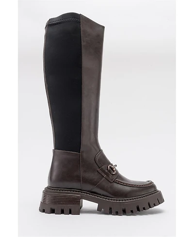 Prologue Shoes Chapel Buckle Stretch Boot (Women)