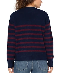 Liverpool Los Angeles Long Sleeve Crew Neck Dropped Shoulder Sweater