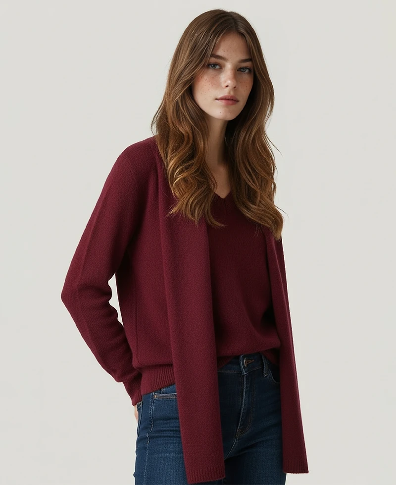 Naadam Women's Long Sleeves Scarf Sweater