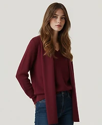 Naadam Women's Long Sleeves Scarf Sweater