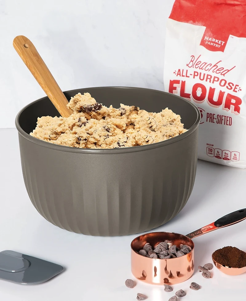 Art & Cook 8-Pc. Round Nesting Bowl Set with Lids