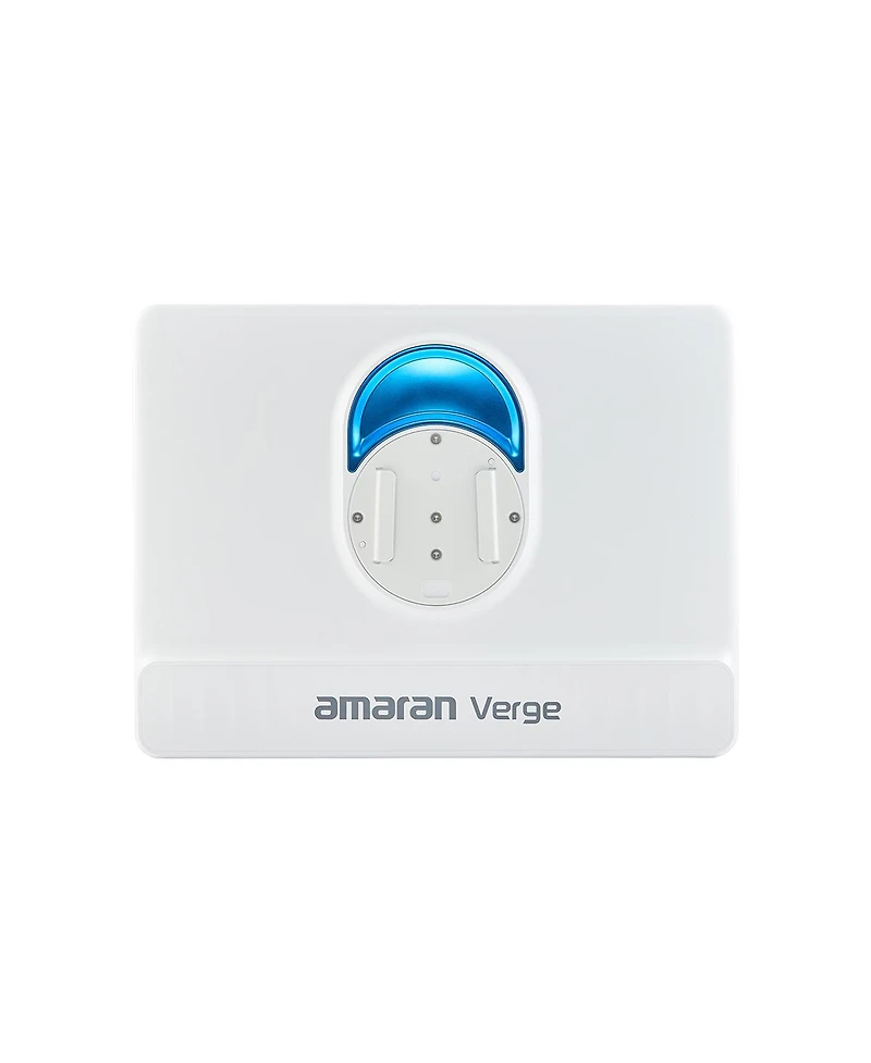 amaran Verge 26W Bi-Color Led Light Panel, White, Bundle with Base Stand and Desk Clamp Stand