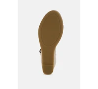 Paryor Microfiber Espadrilles Sandals