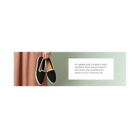 Moshka Round Toe Canvas Slip-On Loafers Women