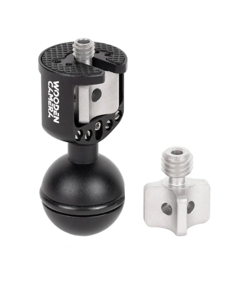 Wooden Camera Universal Ultra Arm Ball with Combo 1/4-20 & 3/8-16 Screw Knob