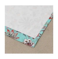 Barefoot Bungalow Audrey Window Valance Turquoise 84in x 16in + 2in by Barefoot Bungalow