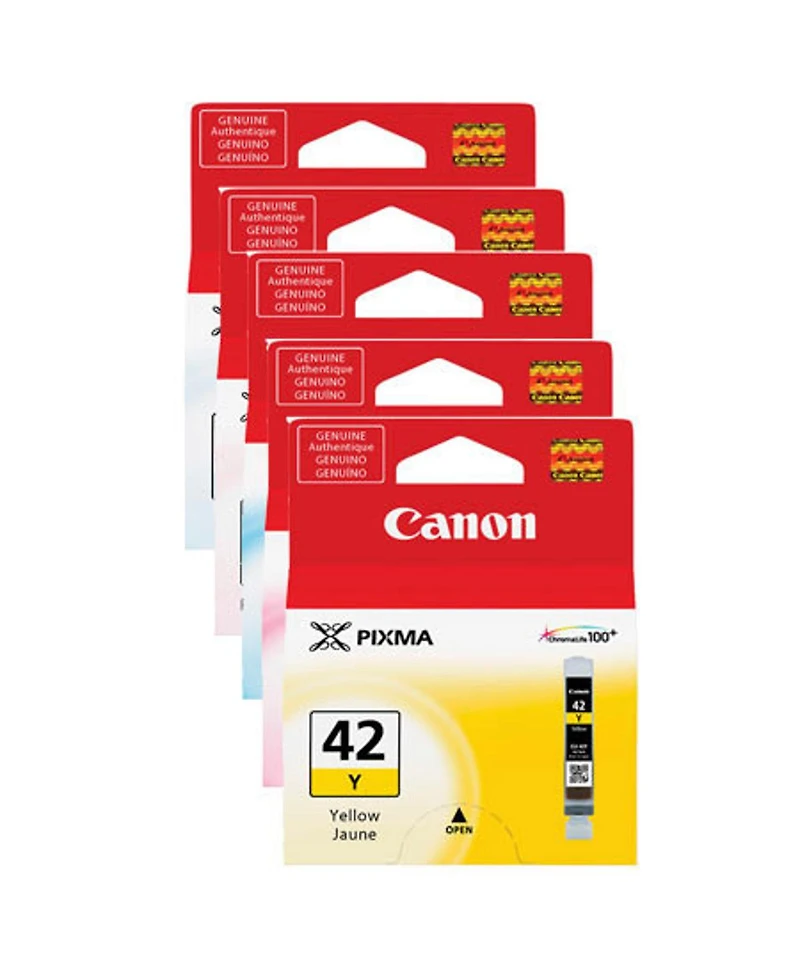 Canon Cli-42 Color 5 Ink Value Pack - Includes: Cyan, Magenta, Yellow, Photo Cyan, Photo Magenta