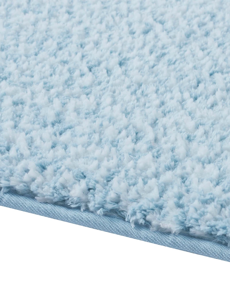 Vcny Home Heathered Memory Foam Bath Rug, 17" x 24"
