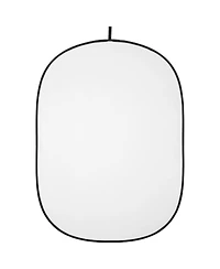 Westcott 5x6.5' Collapsible 2-In-1 Backdrop, Black & White