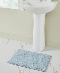 Vcny Home Heathered Memory Foam Bath Rug, 17" x 24"