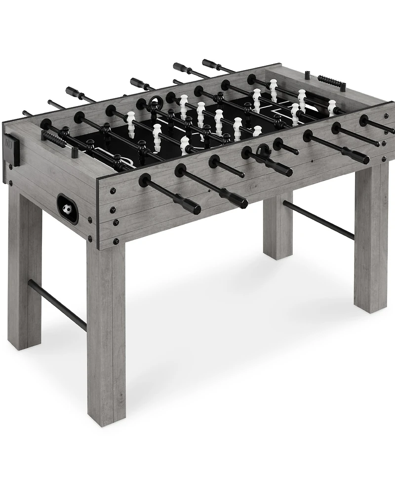 Best Choice Products Full 54in Regulation Foosball Table for Home, Game Room w/ 2 Balls, Cup Holders
