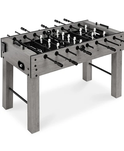 Best Choice Products Full 54in Regulation Foosball Table for Home, Game Room w/ 2 Balls, Cup Holders