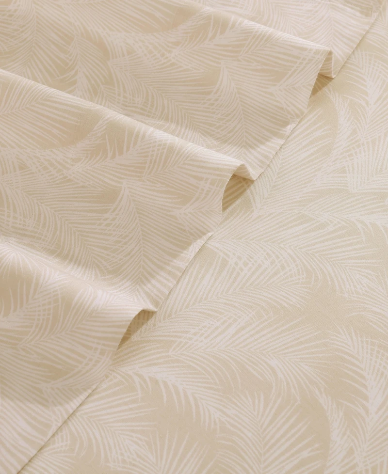 Tommy Bahama All Over Palms 300-Thread count Cotton 4-Pc. Sheet Set