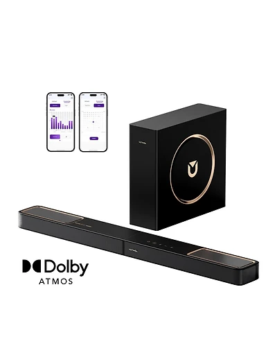 Ultimea Skywave F30 3.1.2ch Sound Bar with Dolby Atmos for Smart Tv, Home Theater, 300W