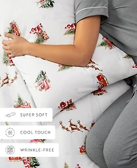 ienjoy Home Holiday Pattern -Pc. Sheet Set