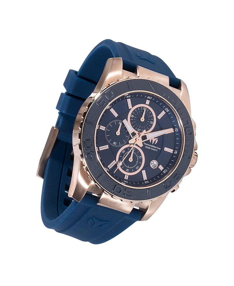 Technomarine Men's Tm-725008 Sea Quartz Blue Dial Watch