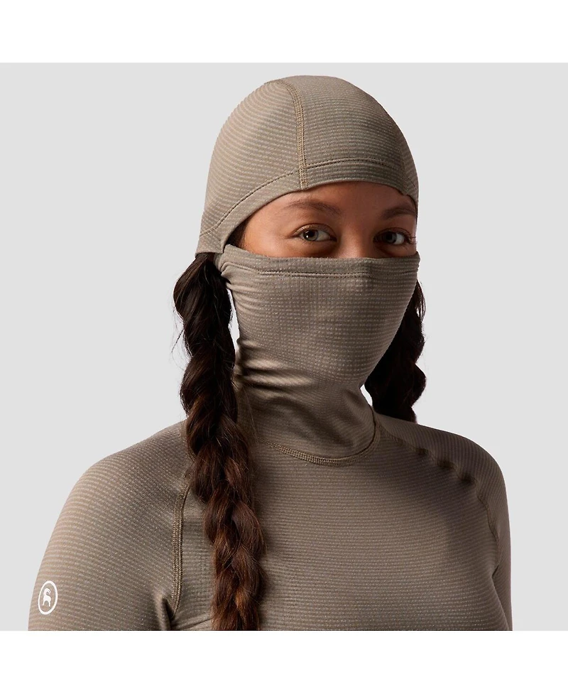 Backcountry Women's Pines Microgrid Ultra-Lt Baselayer Balaclava Top Lightweight Long Underwear Tops