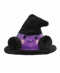 Aurora Mini Rowena Witch Hat Palm Pals Spooky Plush Toy Black 4"
