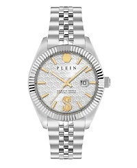 Philipp Plein Men's Silver Stainless Steel Watch, 41mm