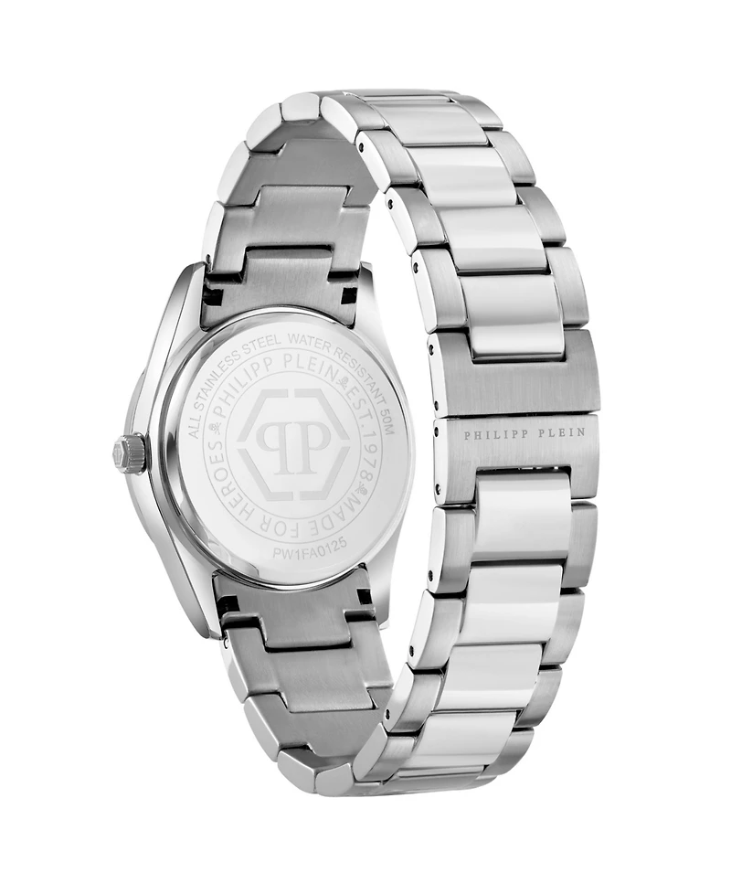 Philipp Plein Women's Silver Stainless Steel Watch, 36mm