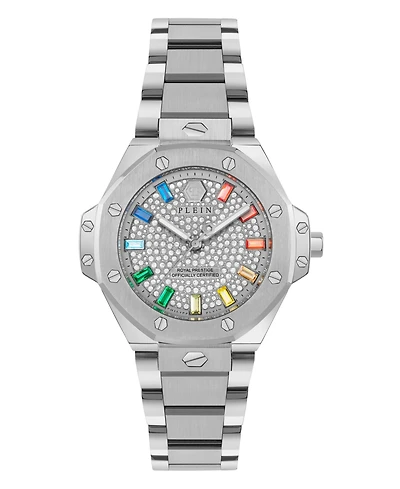 Philipp Plein Women's Silver Stainless Steel Watch, 33mm